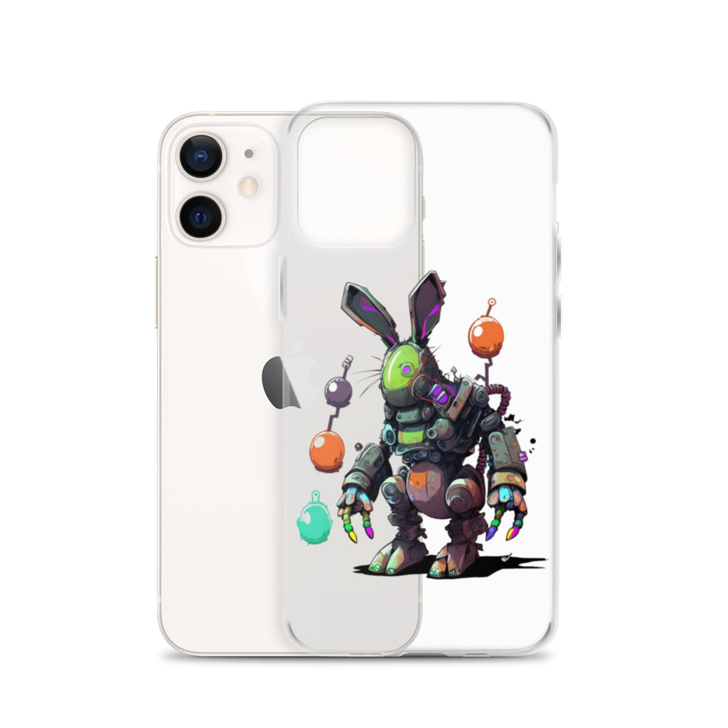 Easter Cyber Bunny Clear Case for iPhone®