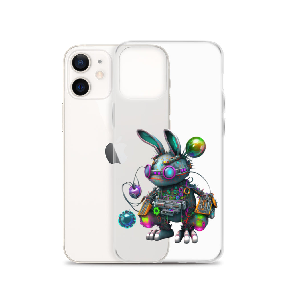 Easter Cyber Bunny Flopsy Clear Case for iPhone®