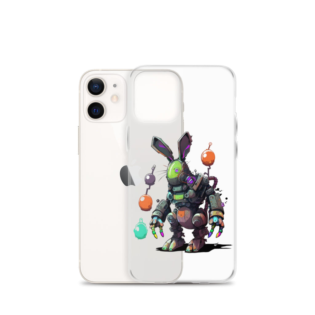 Easter Cyber Bunny Clear Case for iPhone®