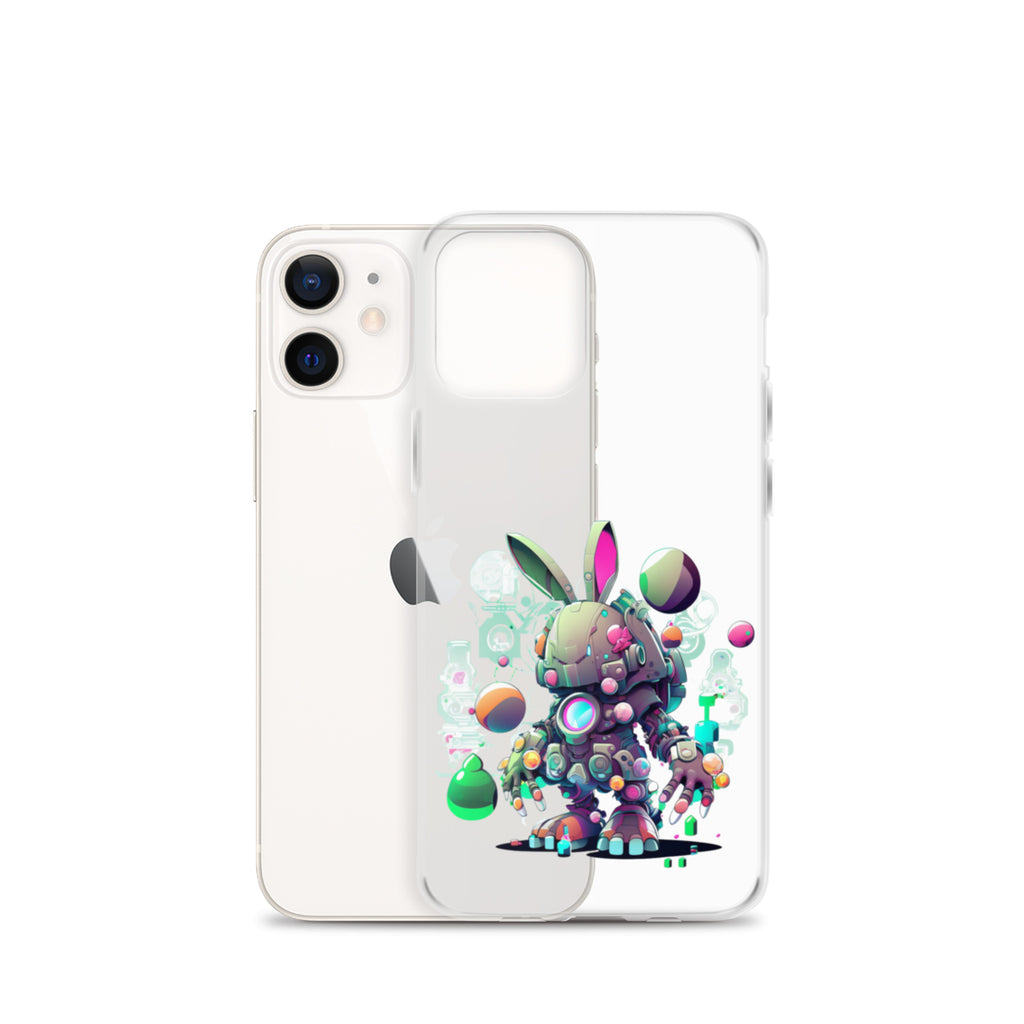 Easter Cyber Bunny Cottontail Clear Case for iPhone®