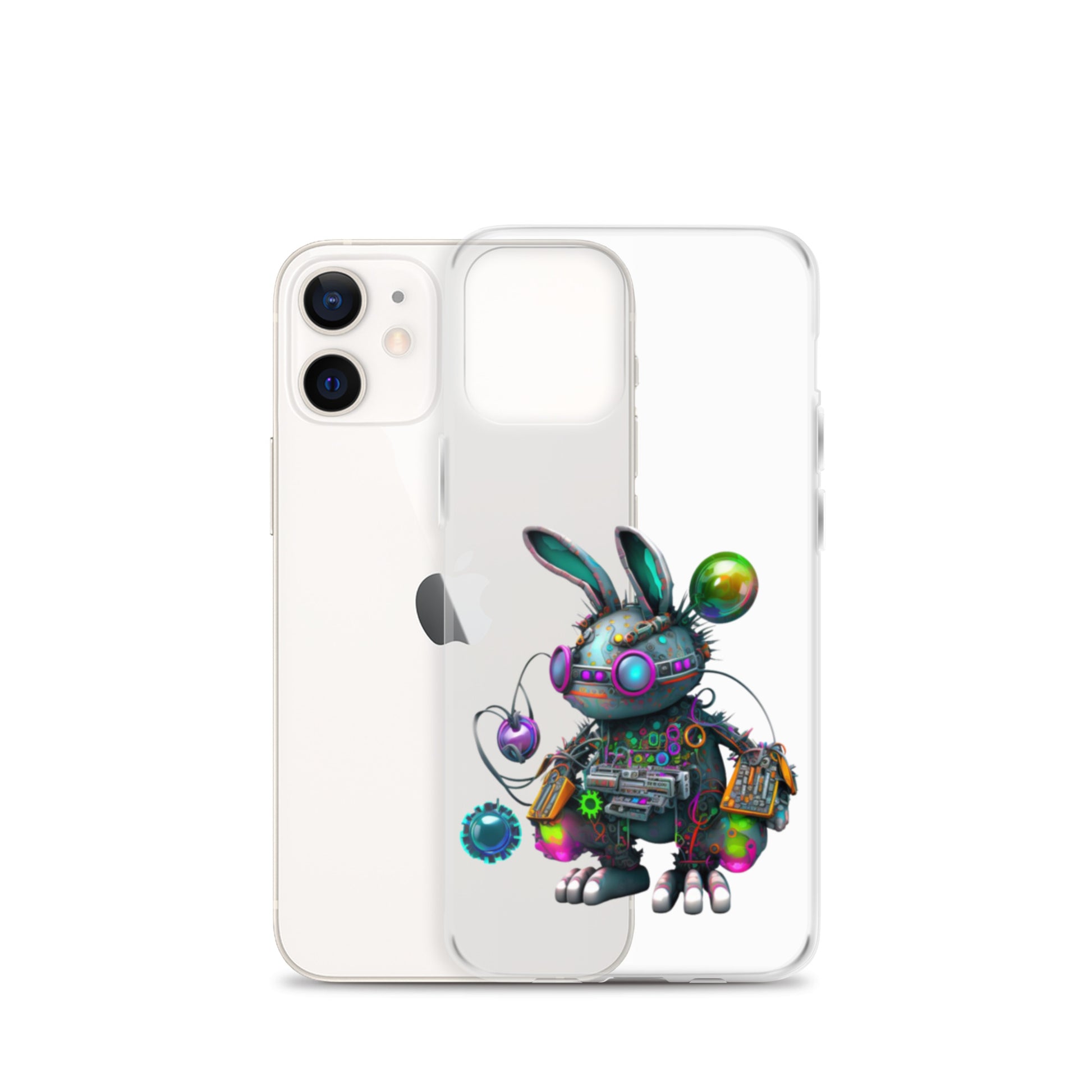 Easter Cyber Bunny Flopsy Clear Case for iPhone®