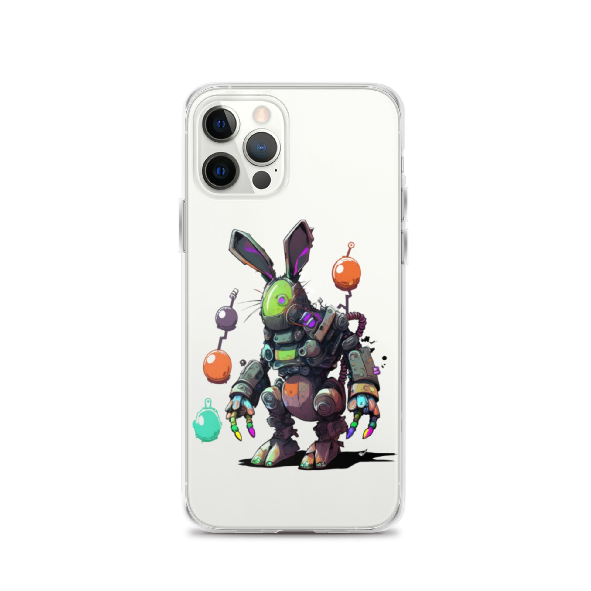 Easter Cyber Bunny Clear Case for iPhone®