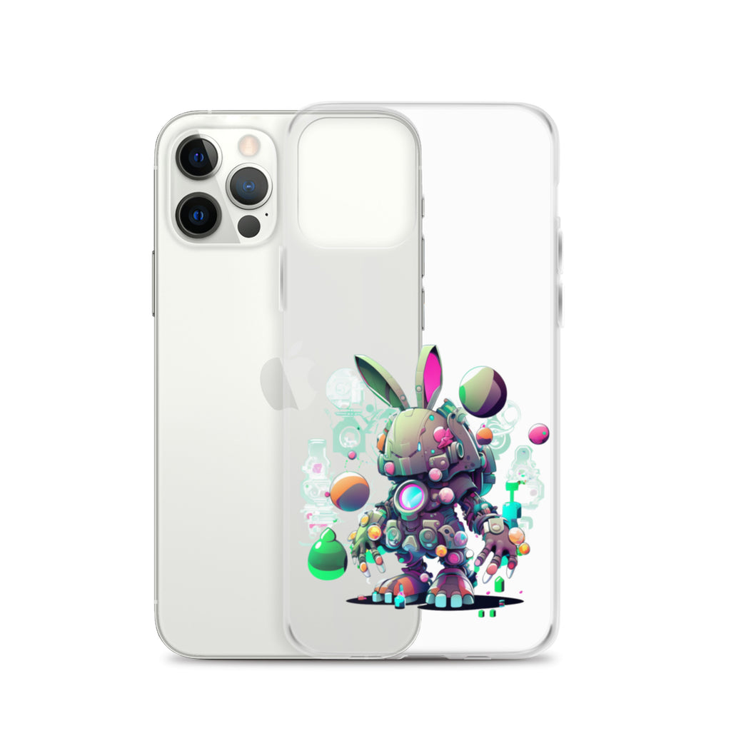 Easter Cyber Bunny Cottontail Clear Case for iPhone®