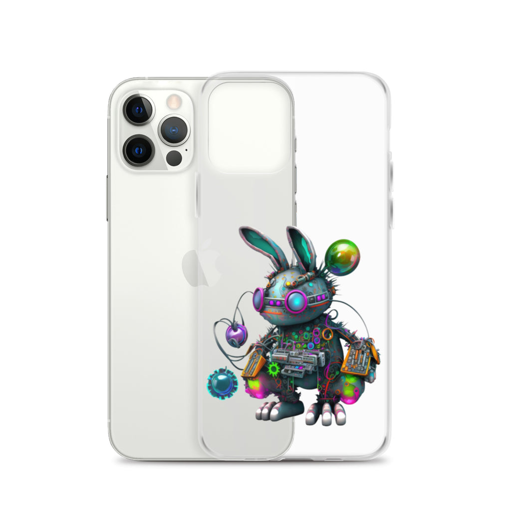 Easter Cyber Bunny Flopsy Clear Case for iPhone®