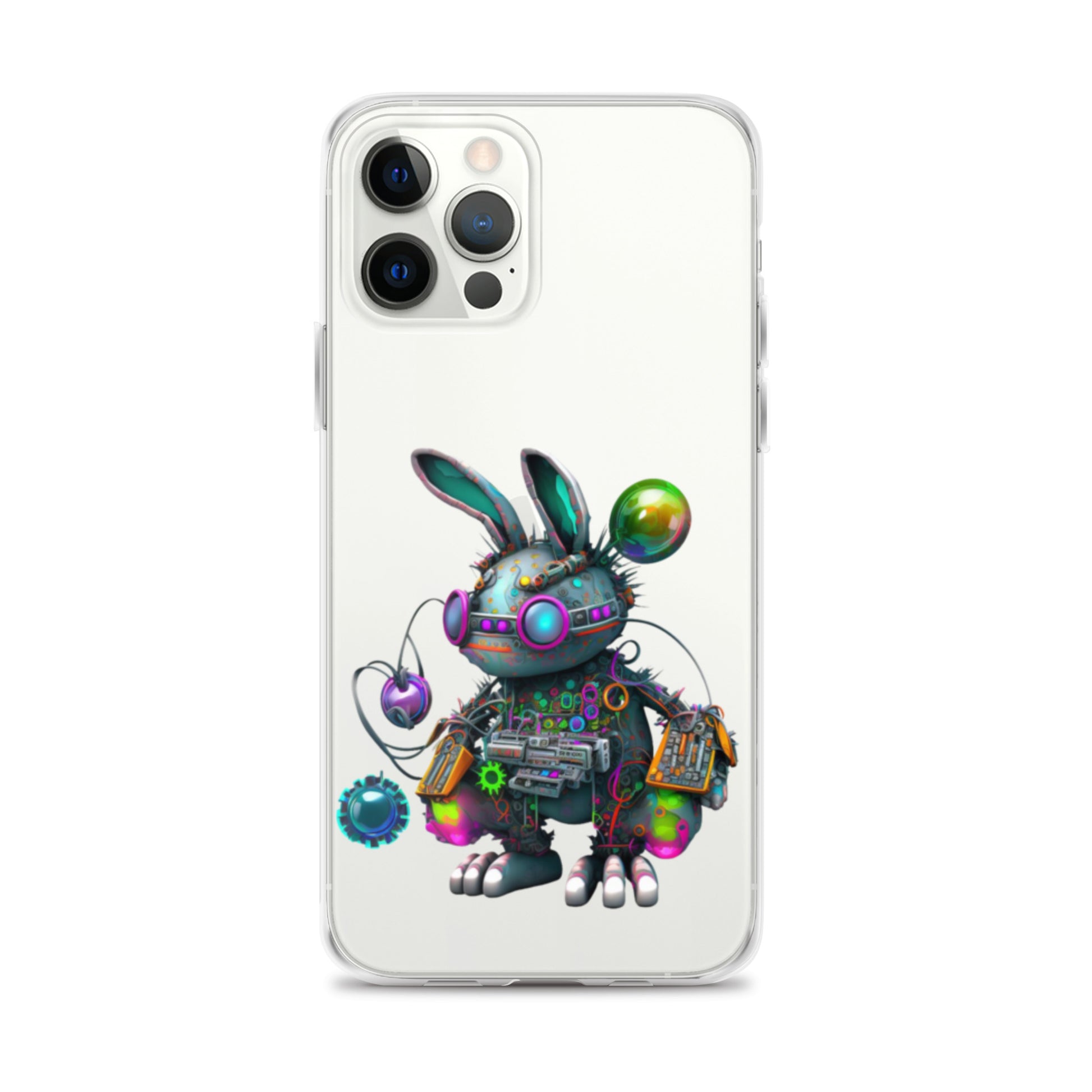 Easter Cyber Bunny Flopsy Clear Case for iPhone®