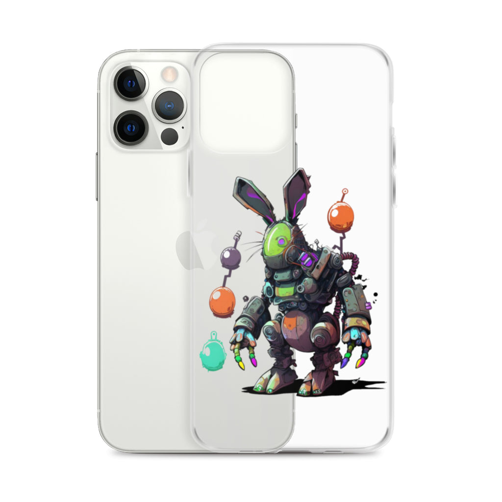 Easter Cyber Bunny Clear Case for iPhone®