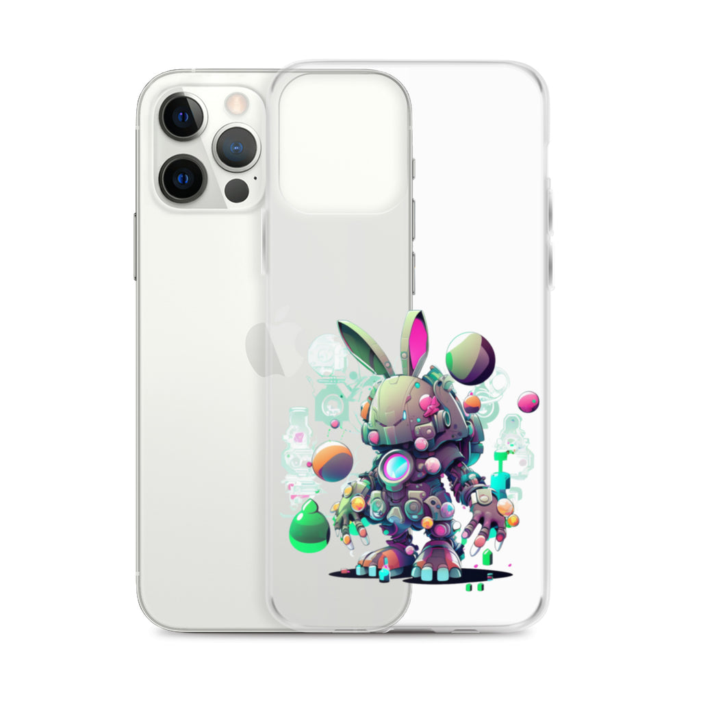 Easter Cyber Bunny Cottontail Clear Case for iPhone®