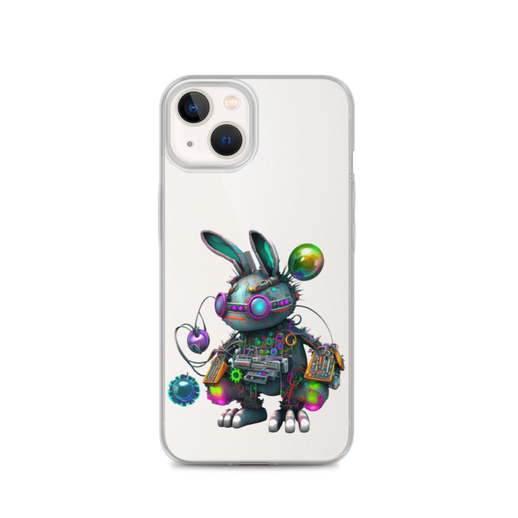 Easter Cyber Bunny Flopsy Clear Case for iPhone®