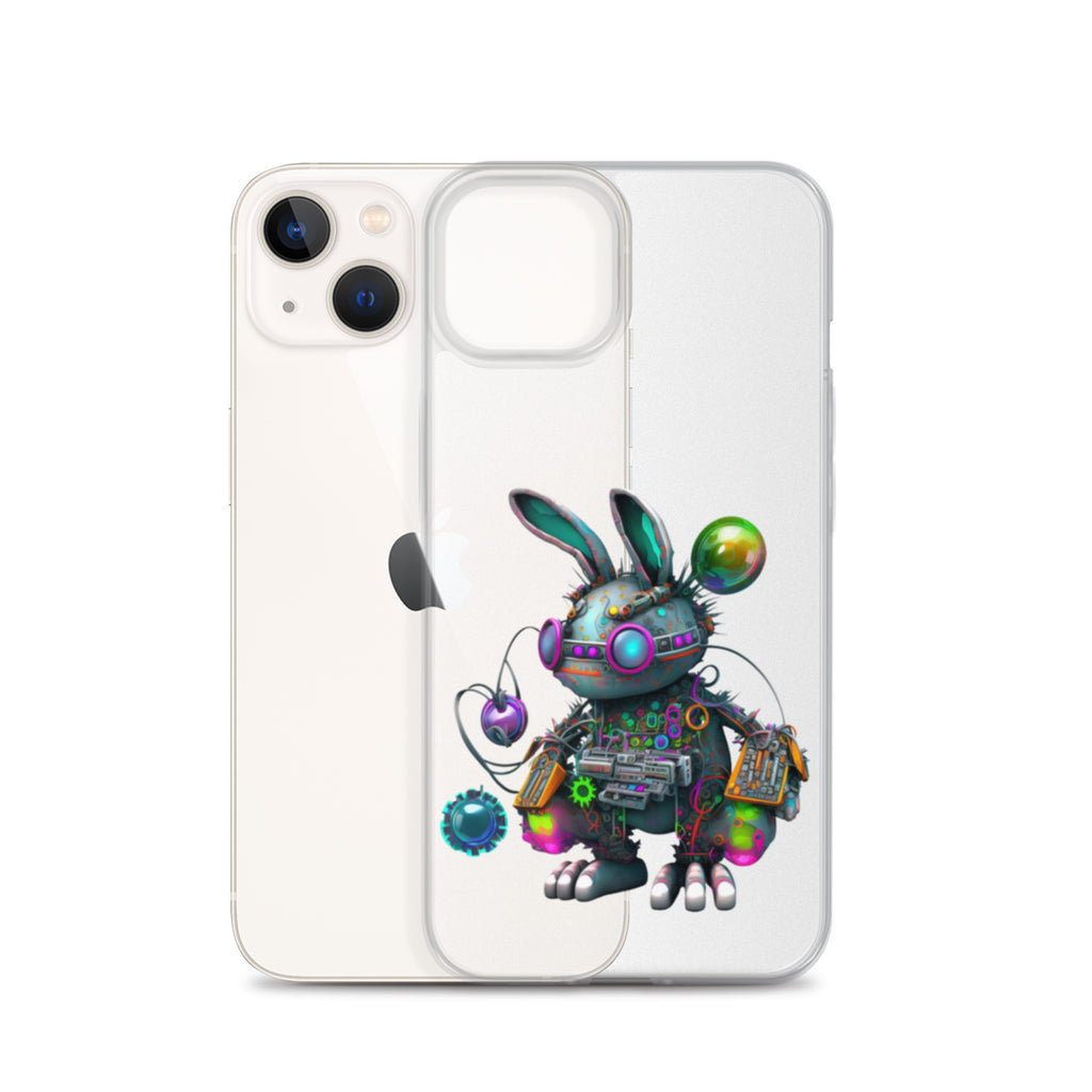 Easter Cyber Bunny Flopsy Clear Case for iPhone®