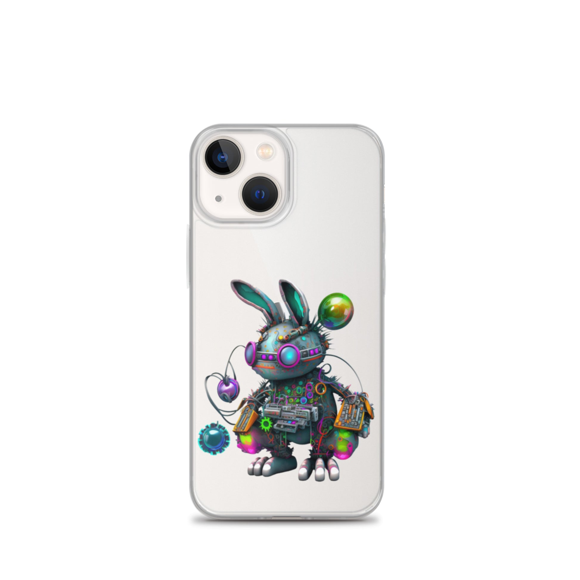 Easter Cyber Bunny Flopsy Clear Case for iPhone®