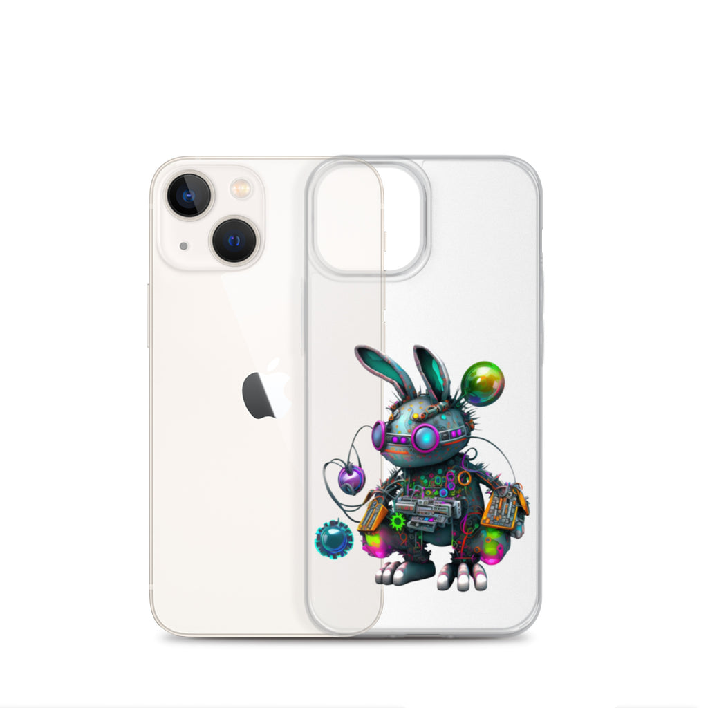 Easter Cyber Bunny Flopsy Clear Case for iPhone®