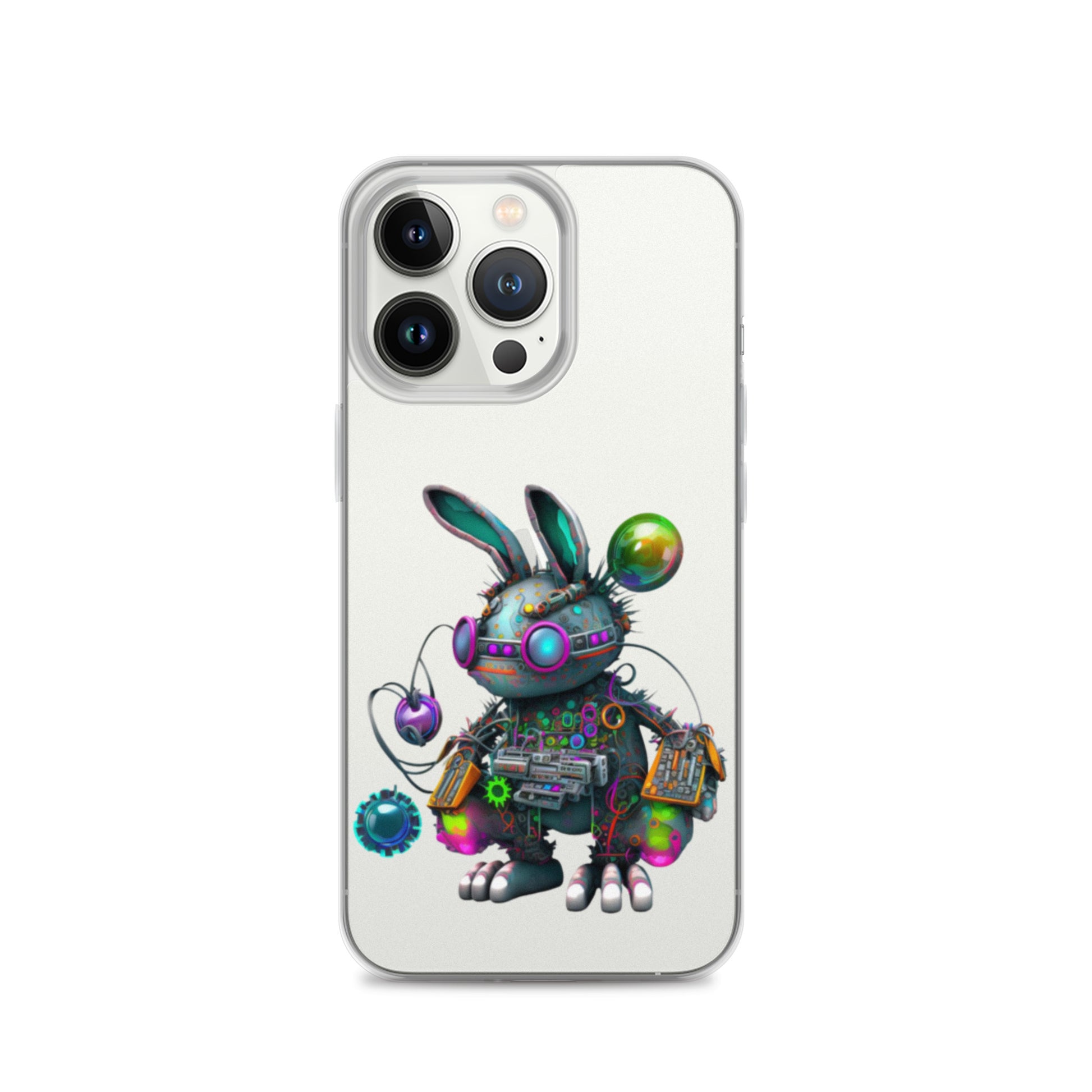 Easter Cyber Bunny Flopsy Clear Case for iPhone®