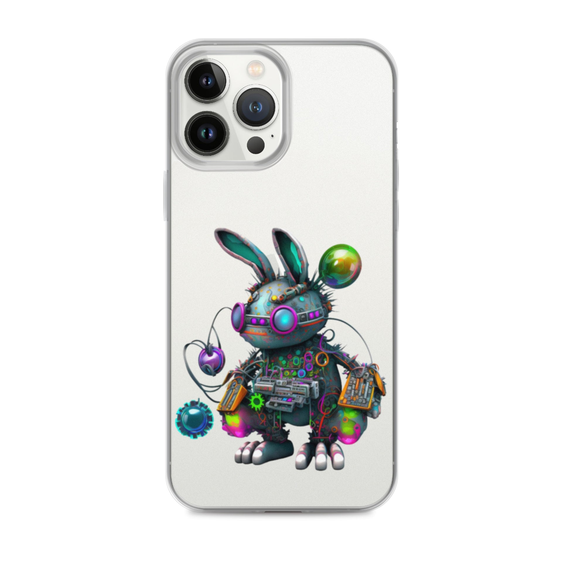 Easter Cyber Bunny Flopsy Clear Case for iPhone®