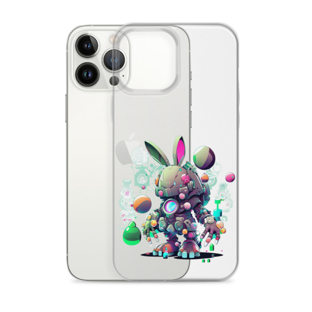 Easter Cyber Bunny Cottontail Clear Case for iPhone®