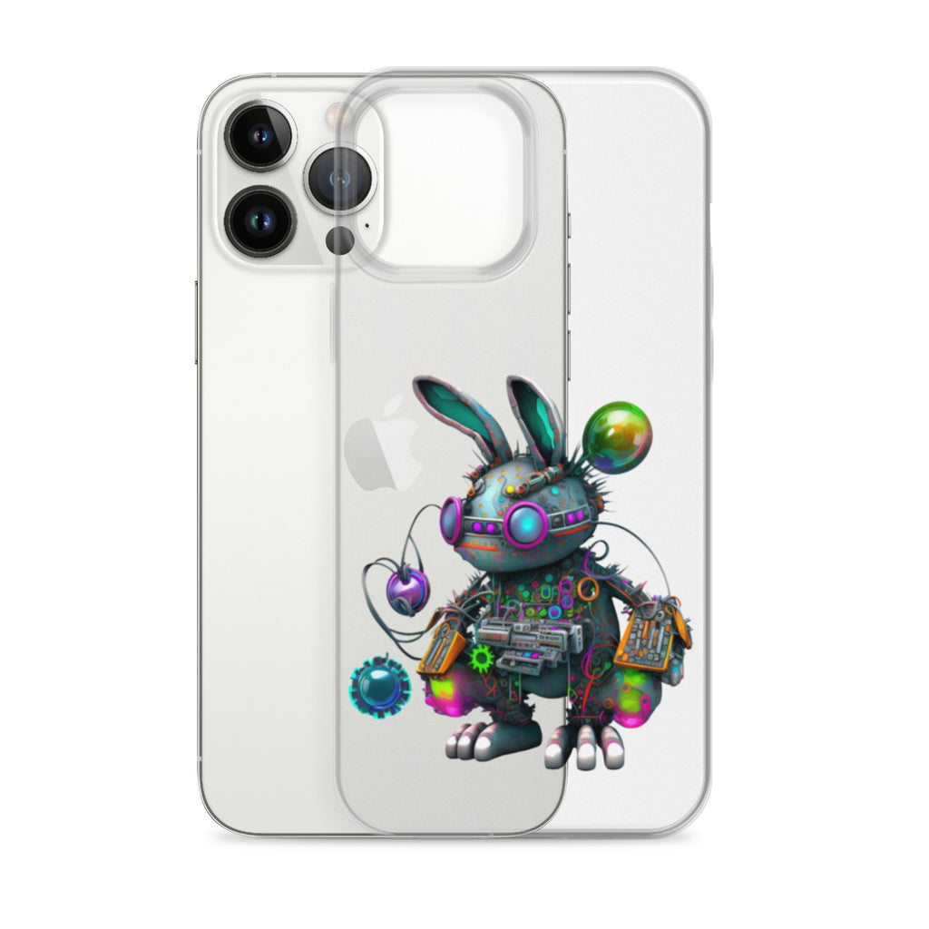 Easter Cyber Bunny Flopsy Clear Case for iPhone®