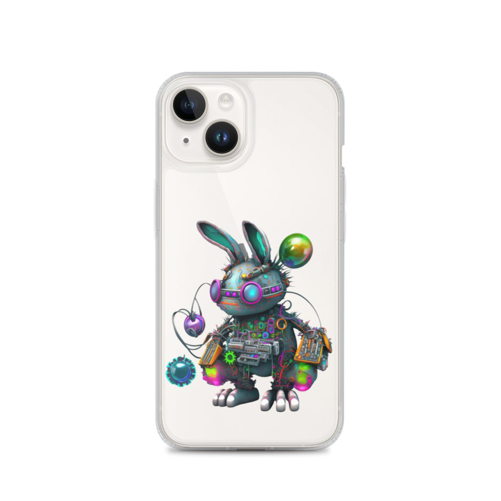 Easter Cyber Bunny Flopsy Clear Case for iPhone®