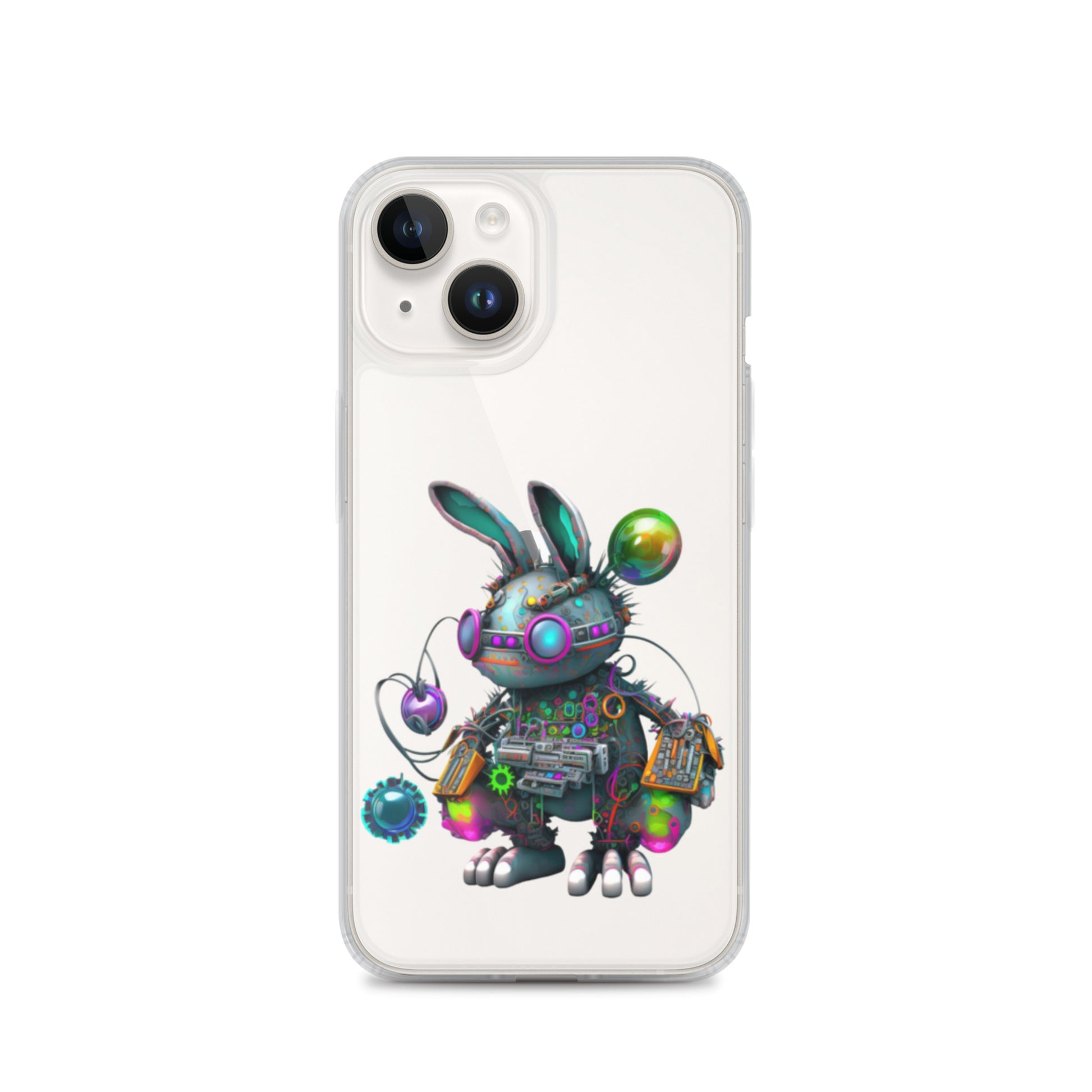 Easter Cyber Bunny Flopsy Clear Case for iPhone®