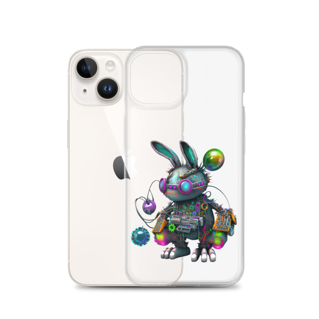 Easter Cyber Bunny Flopsy Clear Case for iPhone®