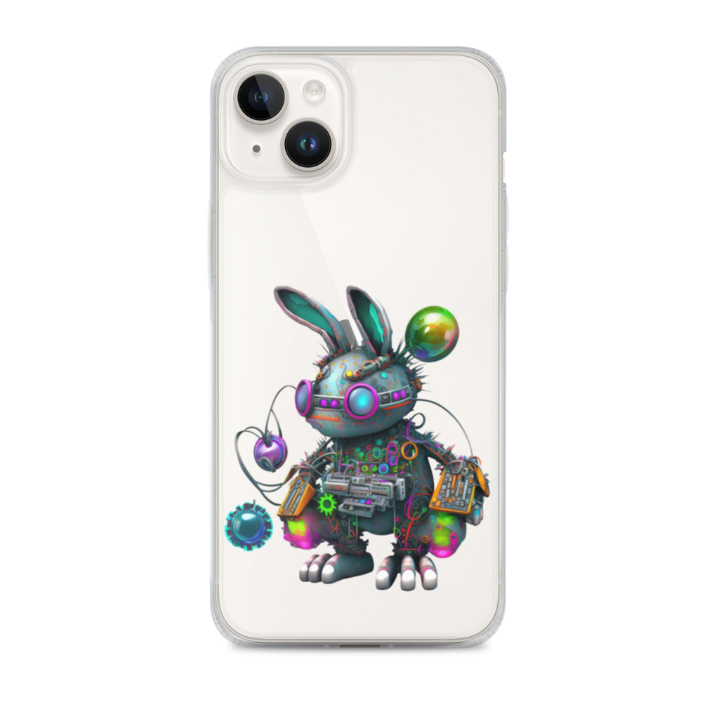 Easter Cyber Bunny Flopsy Clear Case for iPhone®