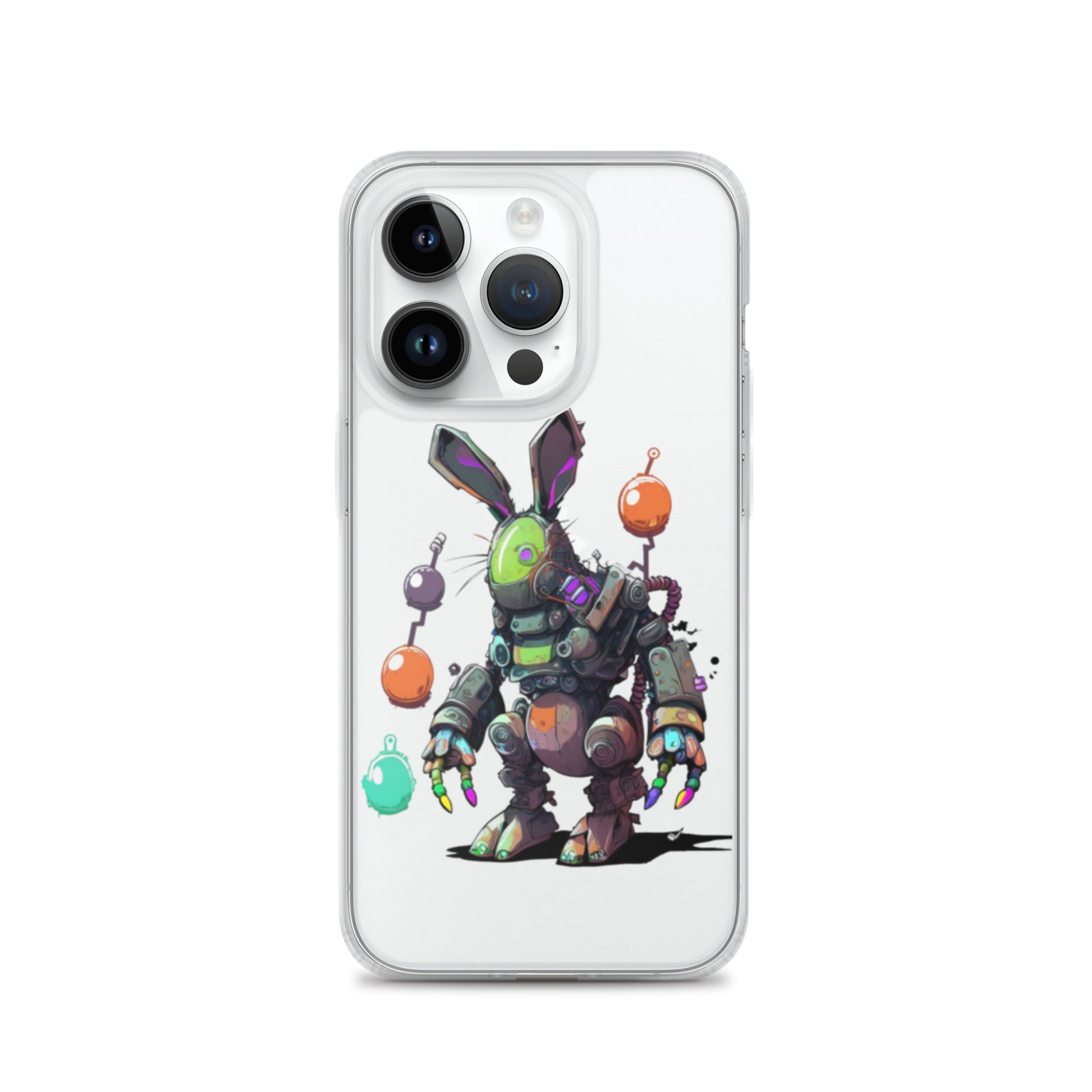 Easter Cyber Bunny Clear Case for iPhone®