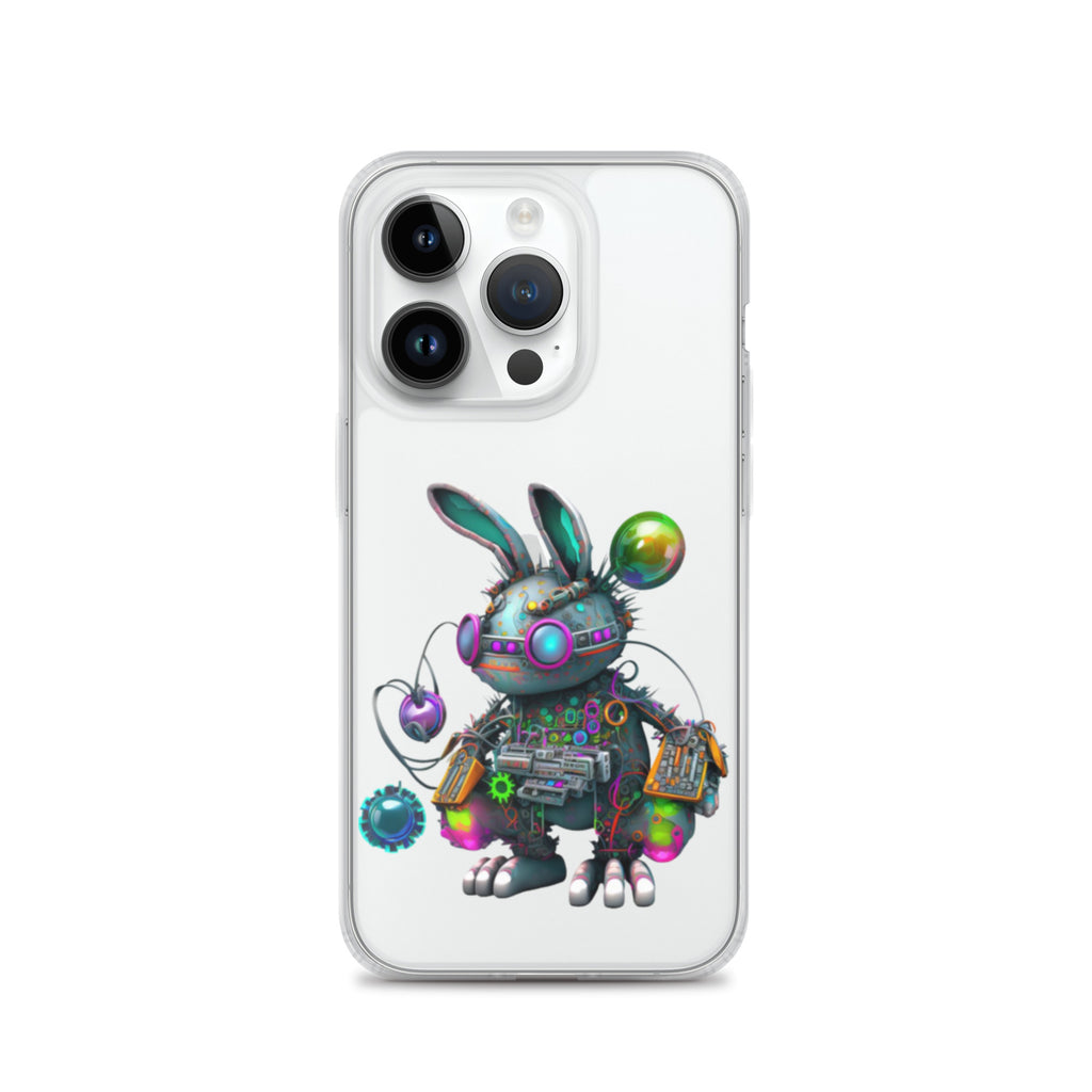 Easter Cyber Bunny Flopsy Clear Case for iPhone®