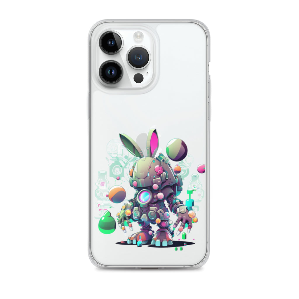 Easter Cyber Bunny Cottontail Clear Case for iPhone®