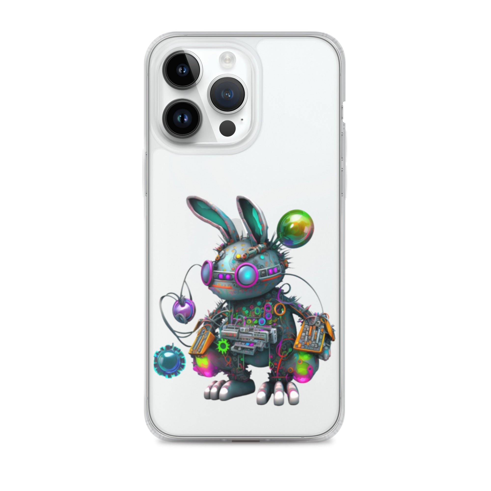 Easter Cyber Bunny Flopsy Clear Case for iPhone®