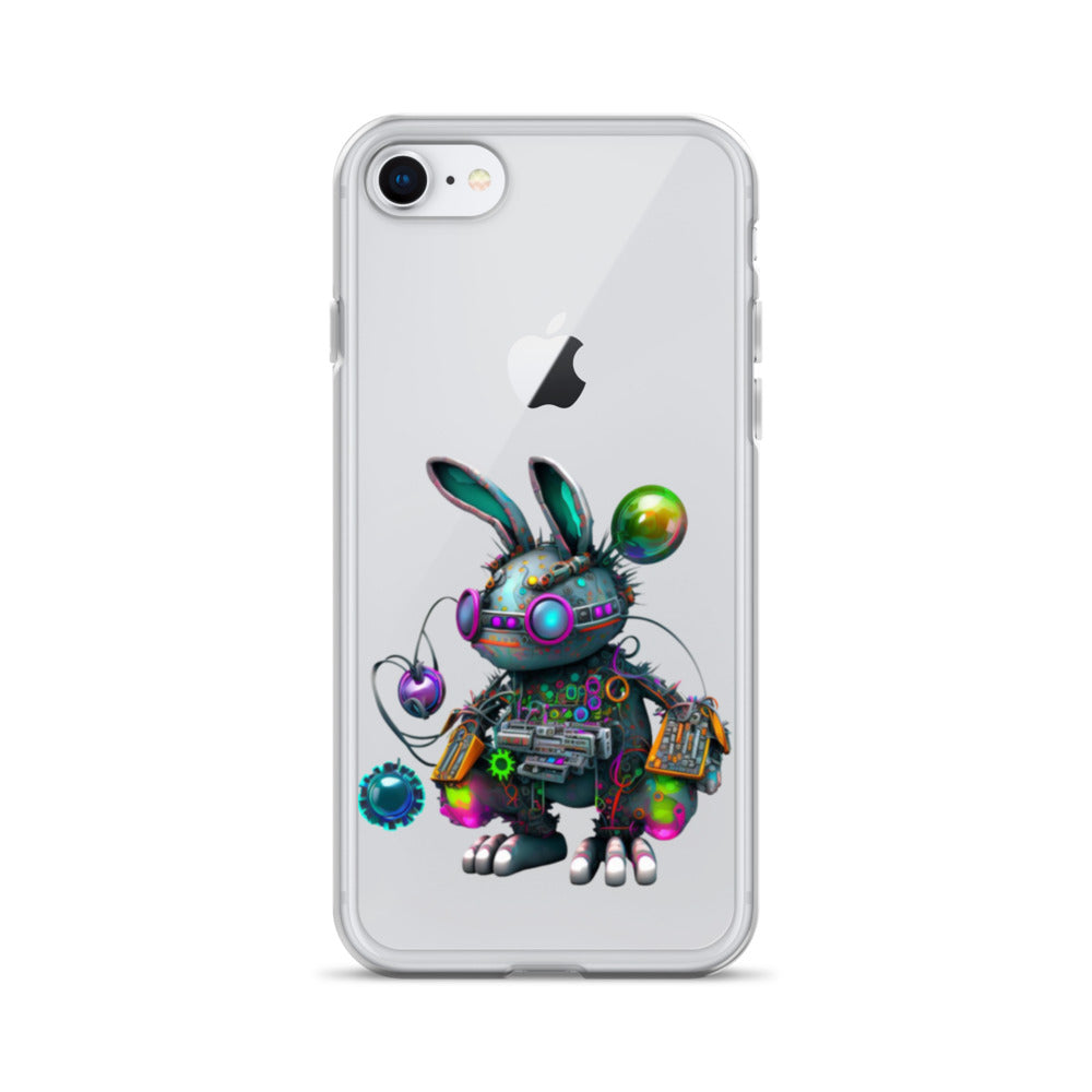 Easter Cyber Bunny Flopsy Clear Case for iPhone®
