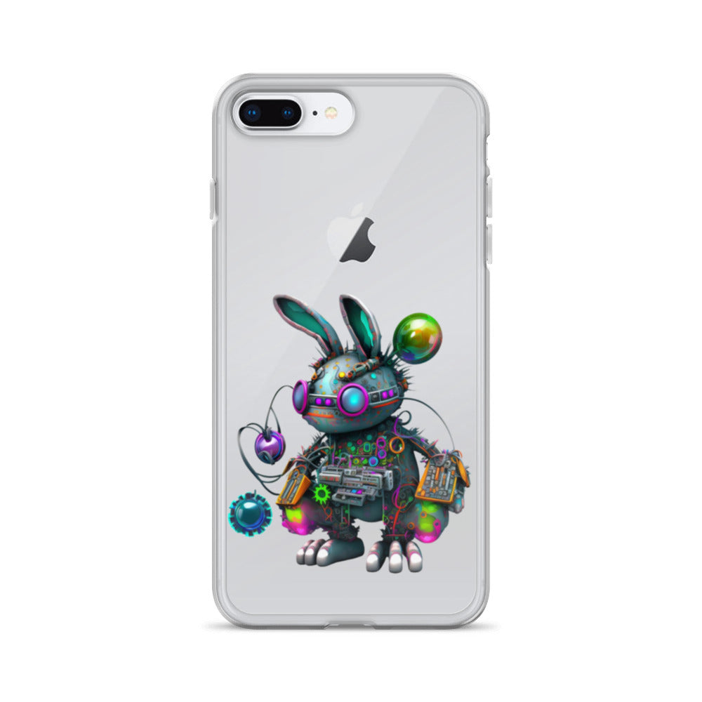 Easter Cyber Bunny Flopsy Clear Case for iPhone®