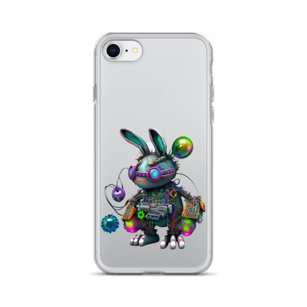 Easter Cyber Bunny Flopsy Clear Case for iPhone®