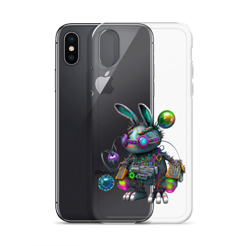 Easter Cyber Bunny Flopsy Clear Case for iPhone®