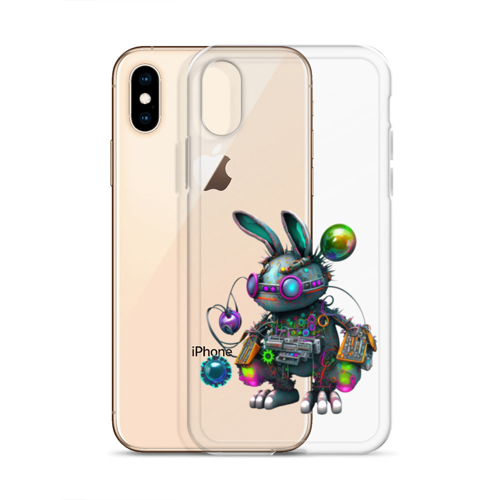 Easter Cyber Bunny Flopsy Clear Case for iPhone®