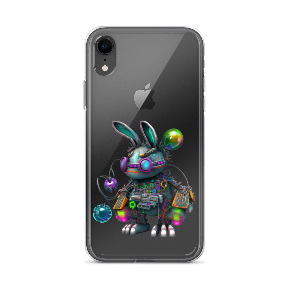 Easter Cyber Bunny Flopsy Clear Case for iPhone®