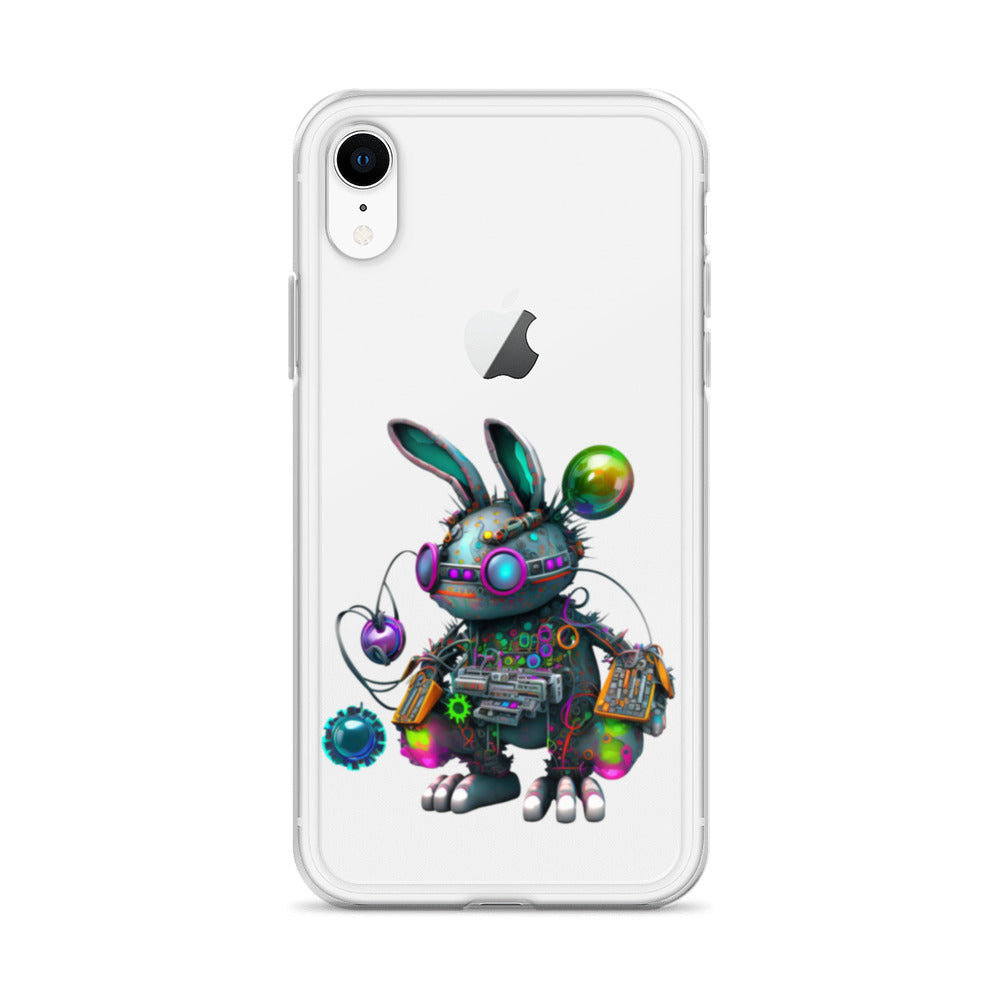 Easter Cyber Bunny Flopsy Clear Case for iPhone®