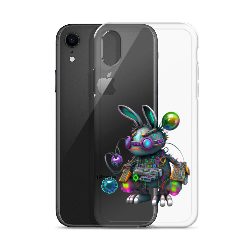 Easter Cyber Bunny Flopsy Clear Case for iPhone®