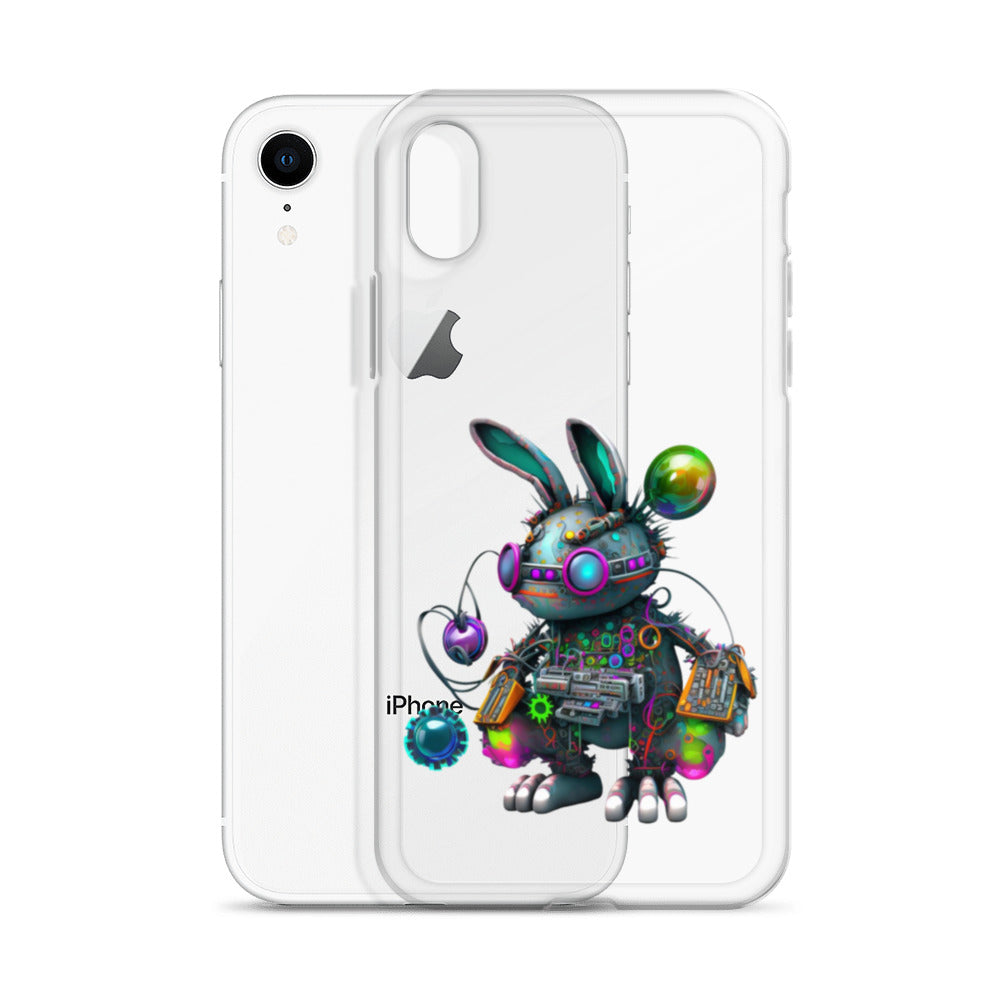 Easter Cyber Bunny Flopsy Clear Case for iPhone®