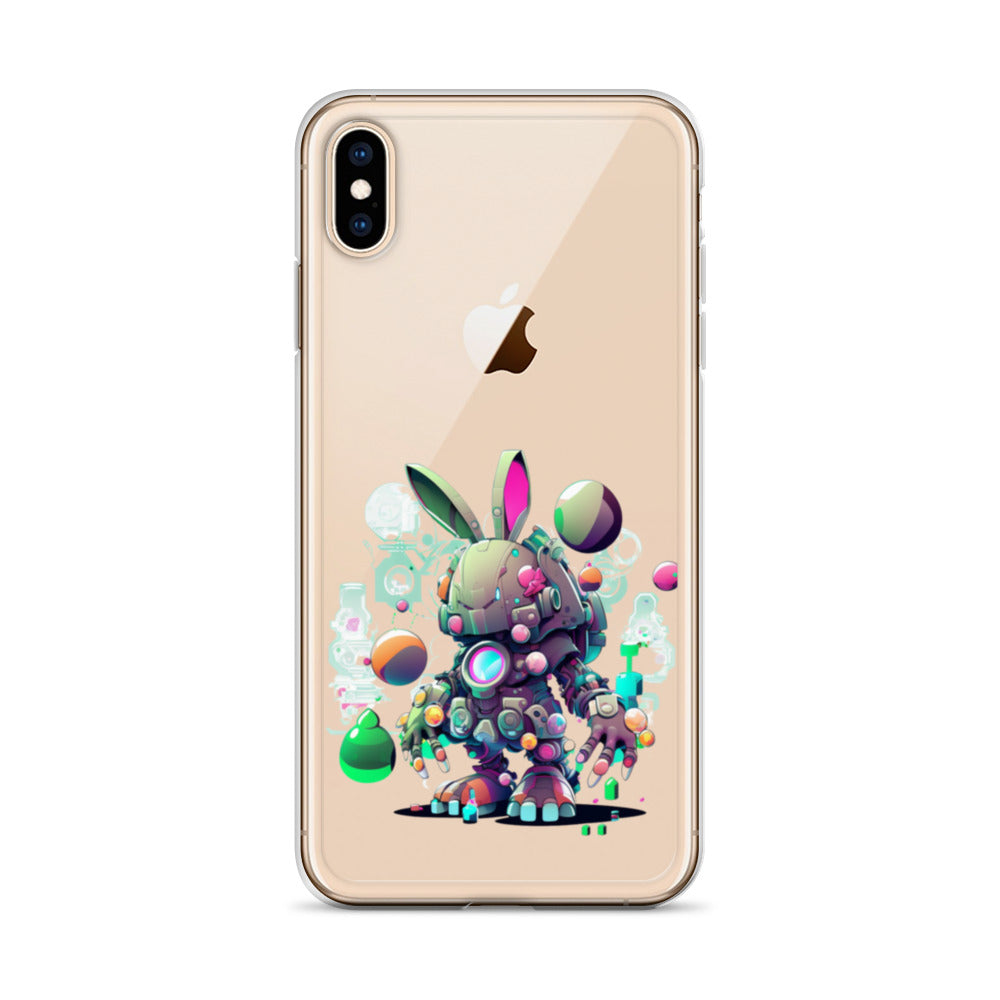 Easter Cyber Bunny Cottontail Clear Case for iPhone®