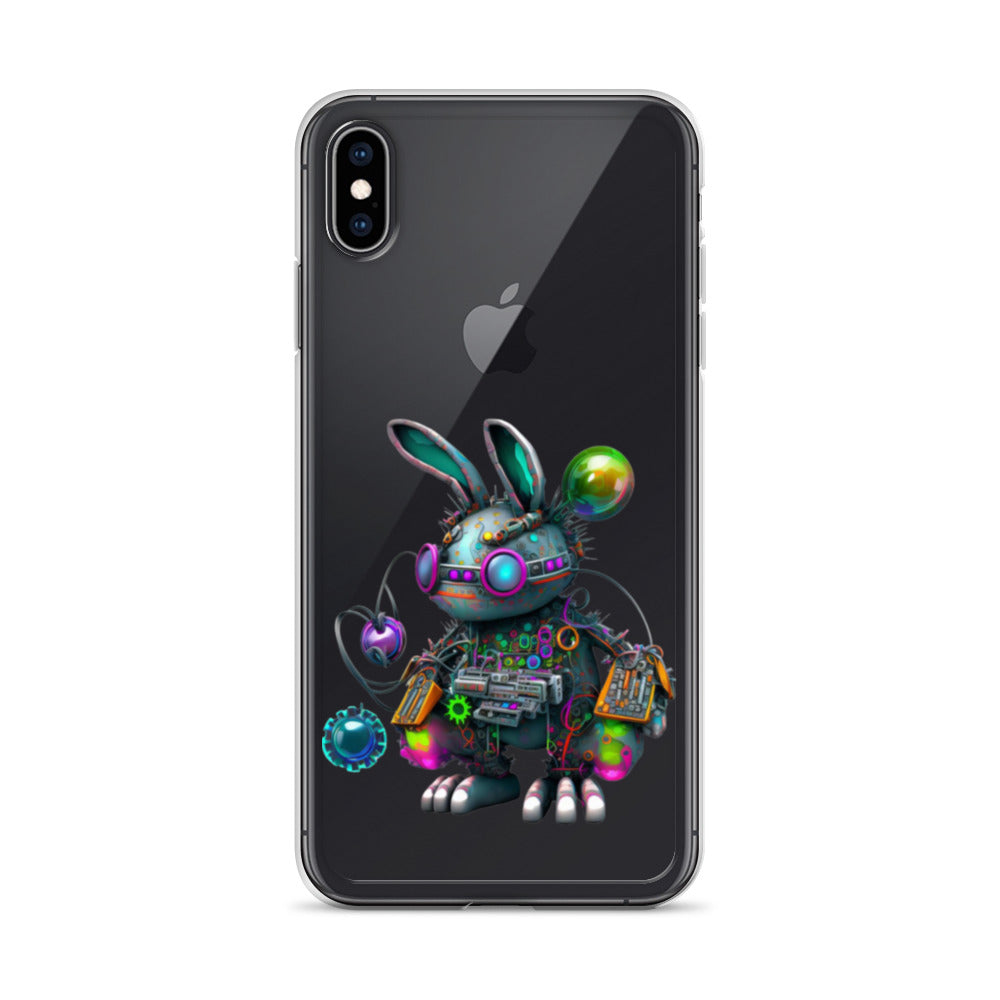 Easter Cyber Bunny Flopsy Clear Case for iPhone®