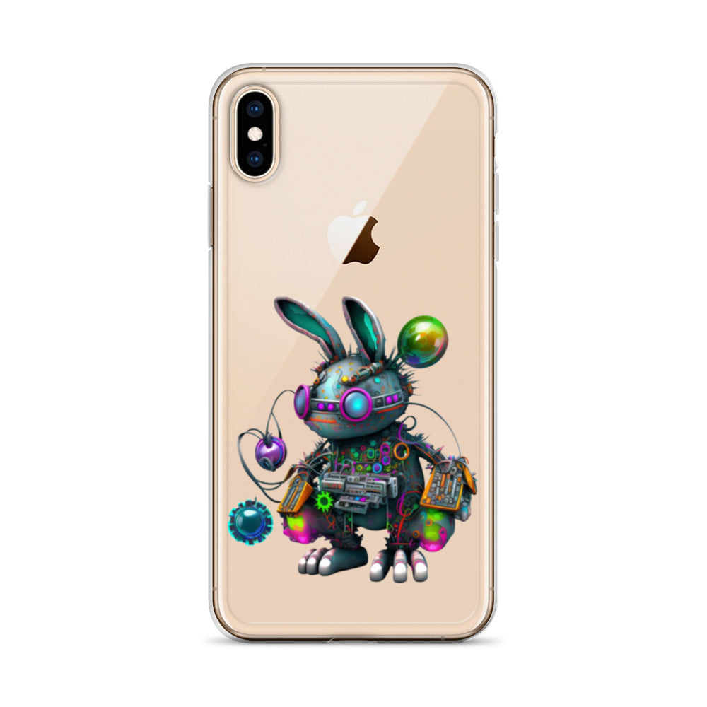 Easter Cyber Bunny Flopsy Clear Case for iPhone®