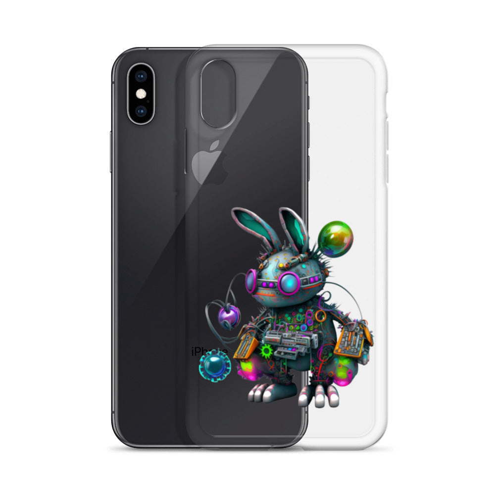 Easter Cyber Bunny Flopsy Clear Case for iPhone®