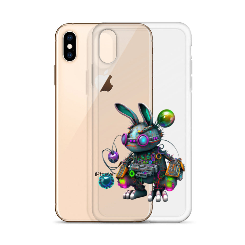 Easter Cyber Bunny Flopsy Clear Case for iPhone®
