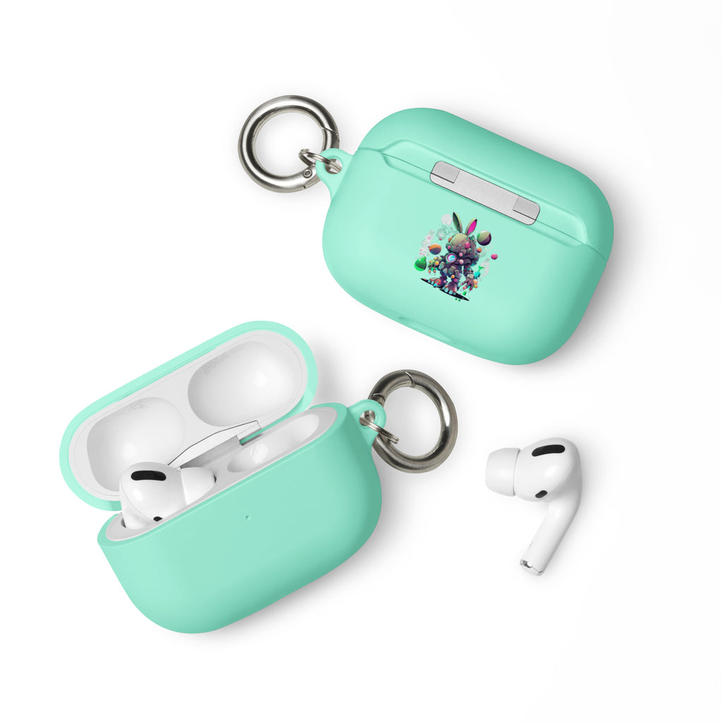 Easter Cyber Bunny Cottontail Rubber Case for AirPods® Pro