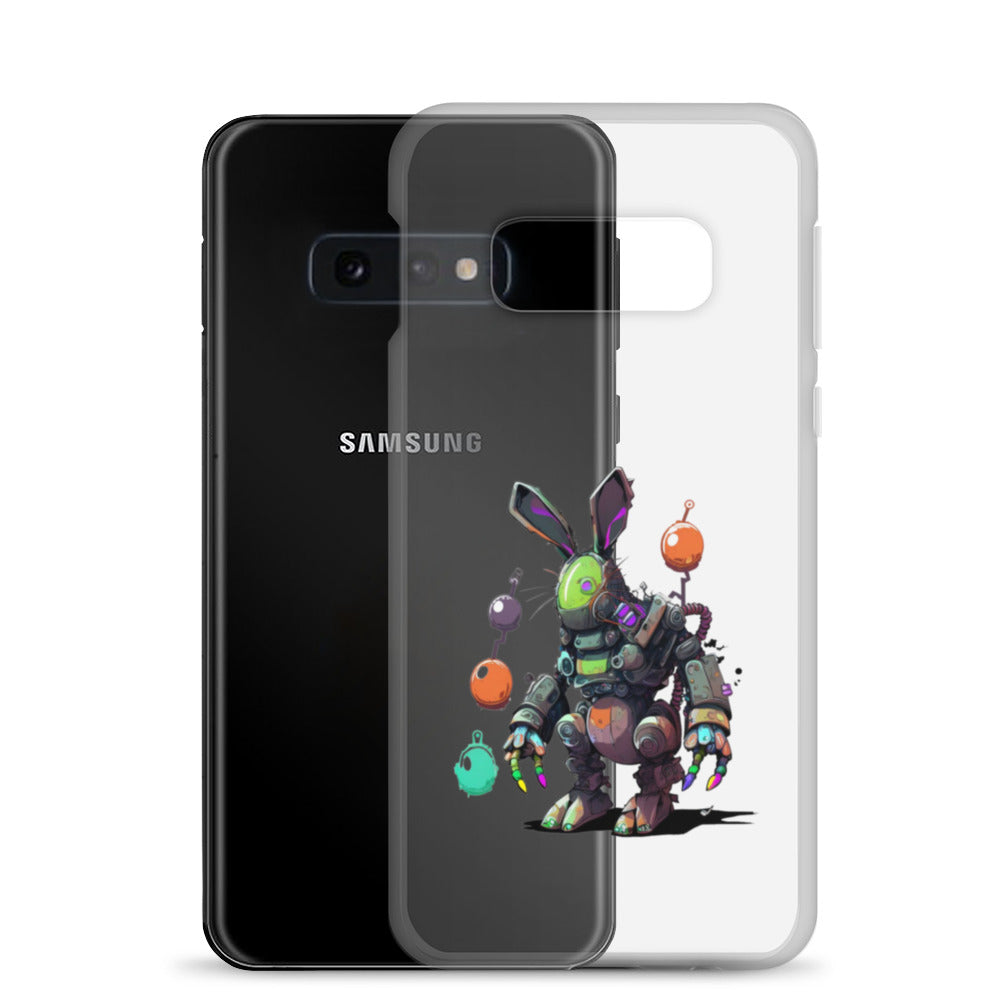 Easter Cyber Bunny Clear Case for Samsung®