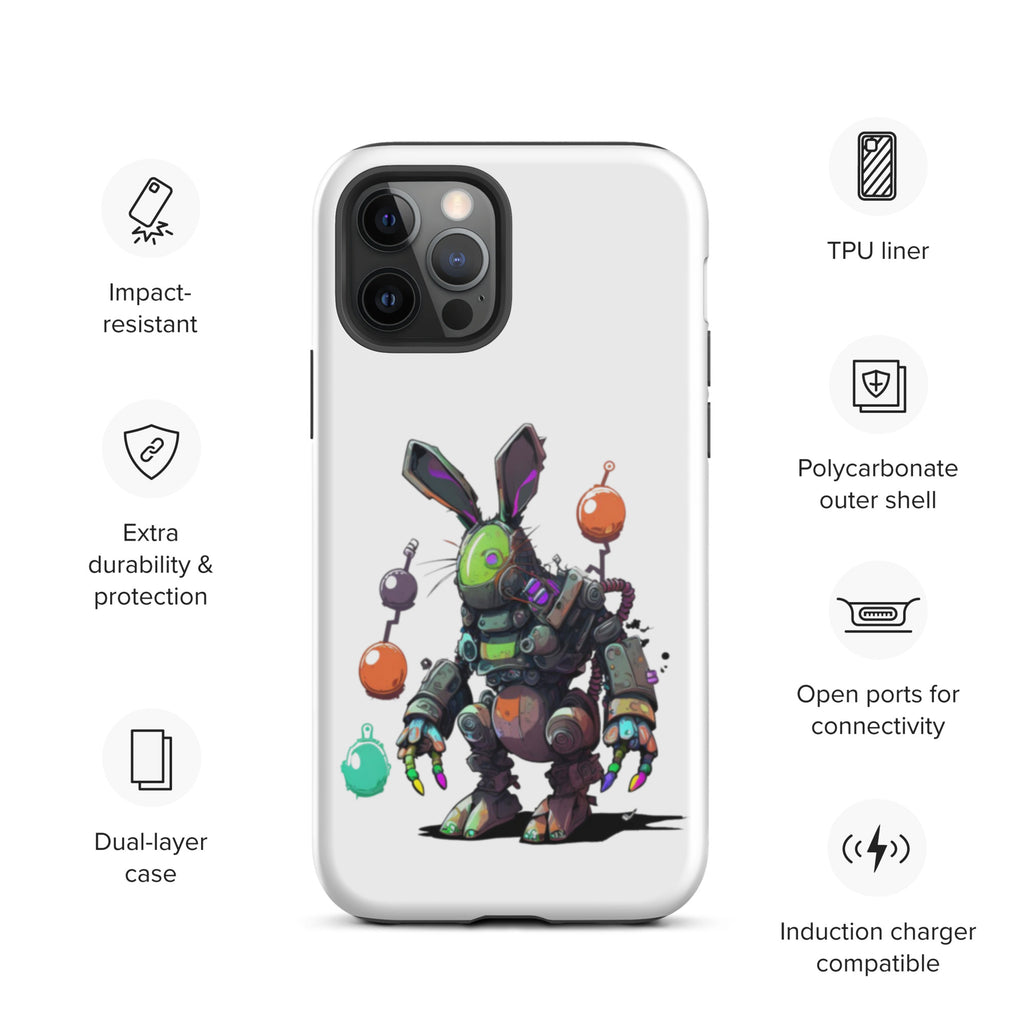 Easter Cyber Bunny Tough Case for iPhone®