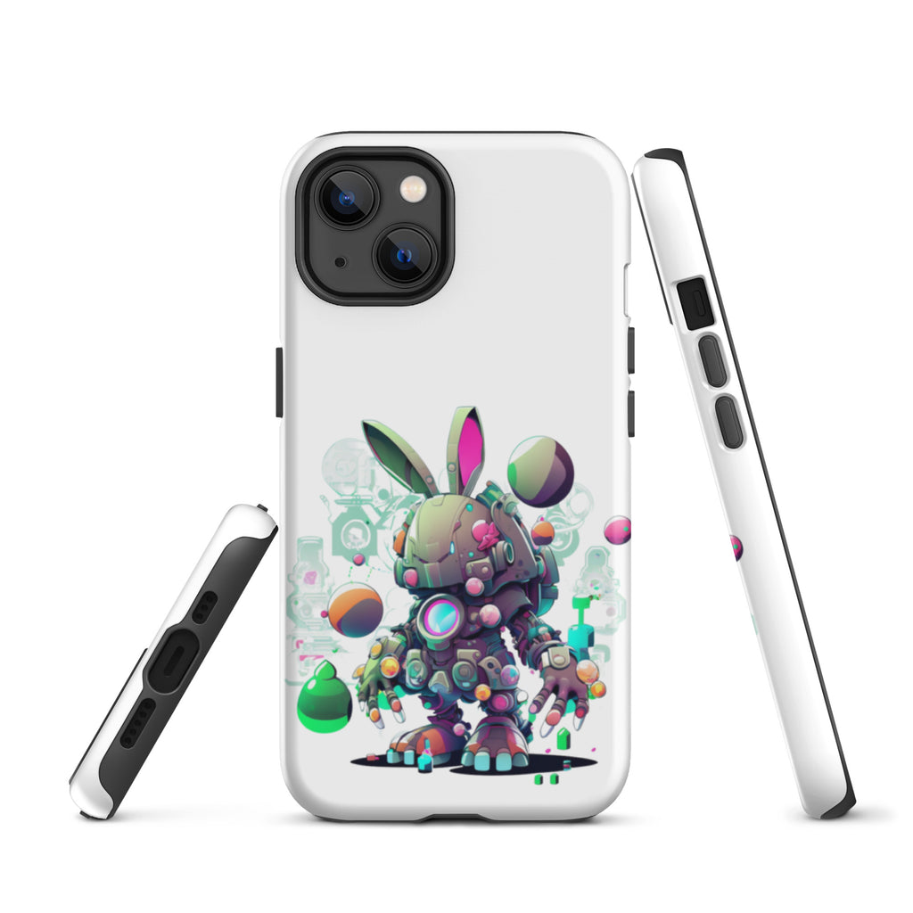 Easter Cyber Bunny Cottontail Tough Case for iPhone®