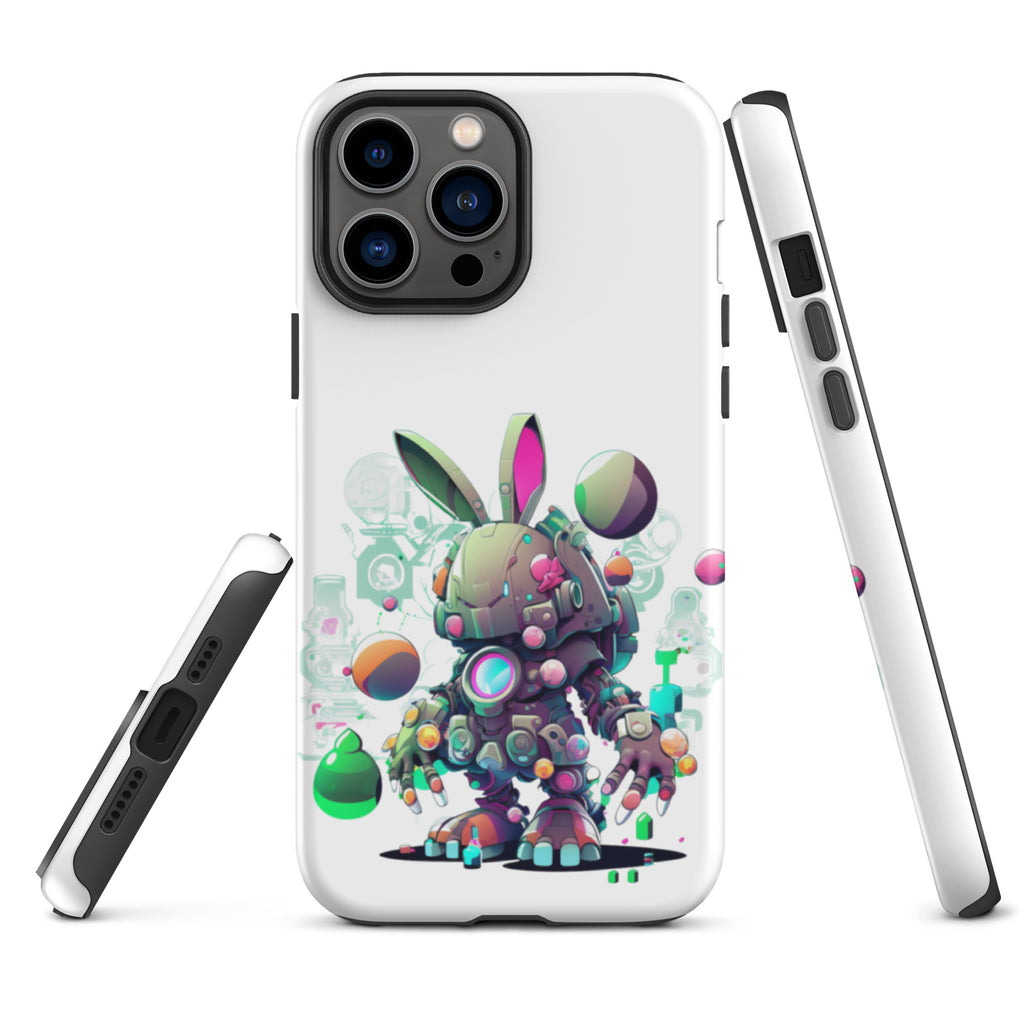 Easter Cyber Bunny Cottontail Tough Case for iPhone®