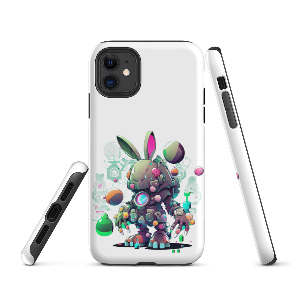 Easter Cyber Bunny Cottontail Tough Case for iPhone®