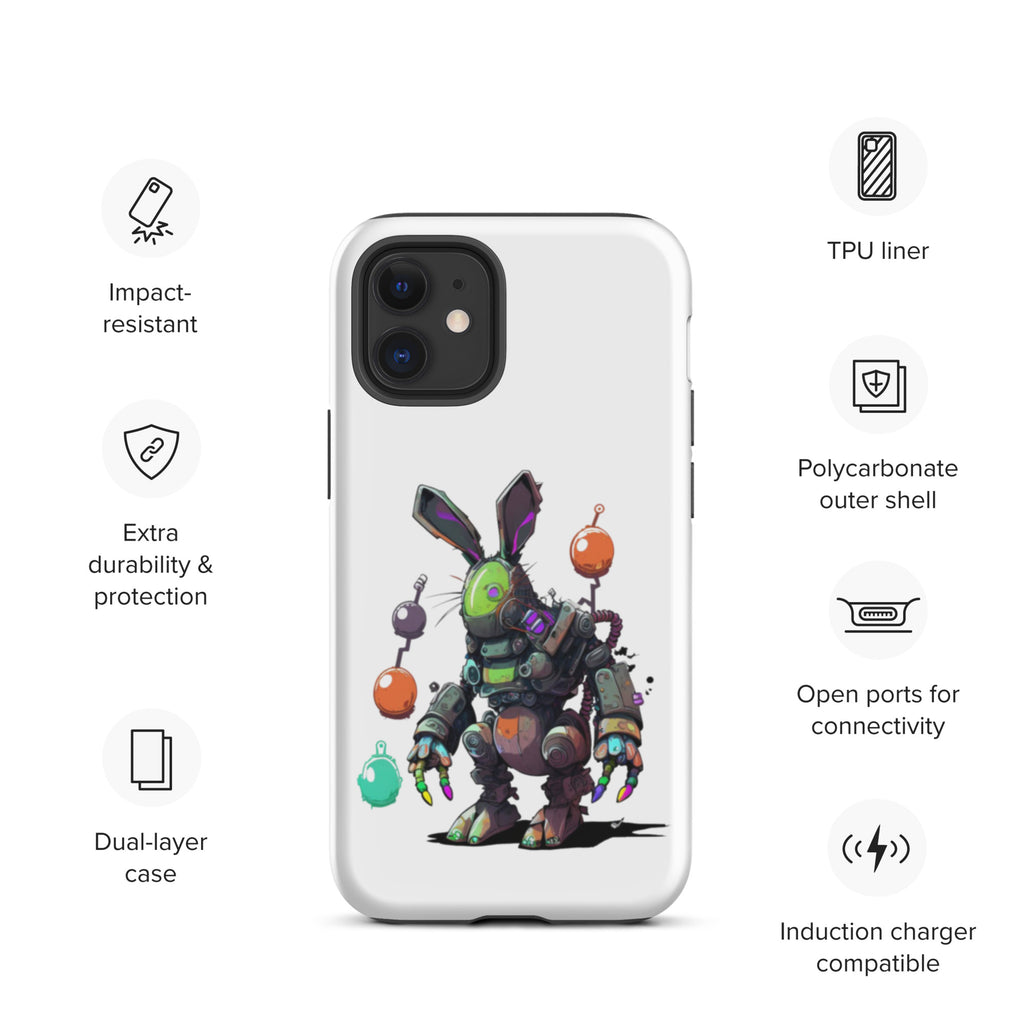 Easter Cyber Bunny Tough Case for iPhone®