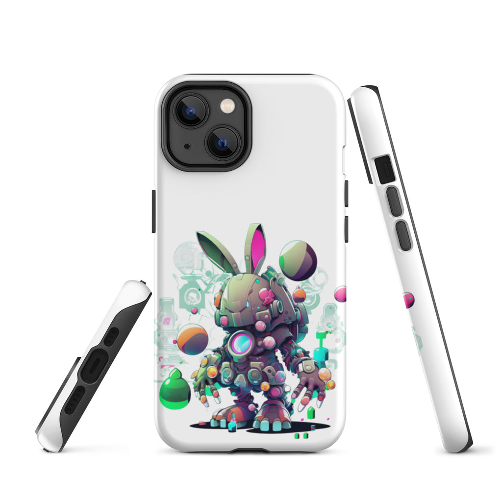 Easter Cyber Bunny Cottontail Tough Case for iPhone®