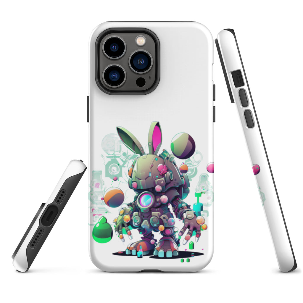 Easter Cyber Bunny Cottontail Tough Case for iPhone®